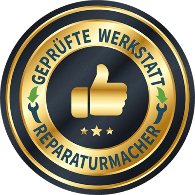 Geprüfte Werkstatt Siegel